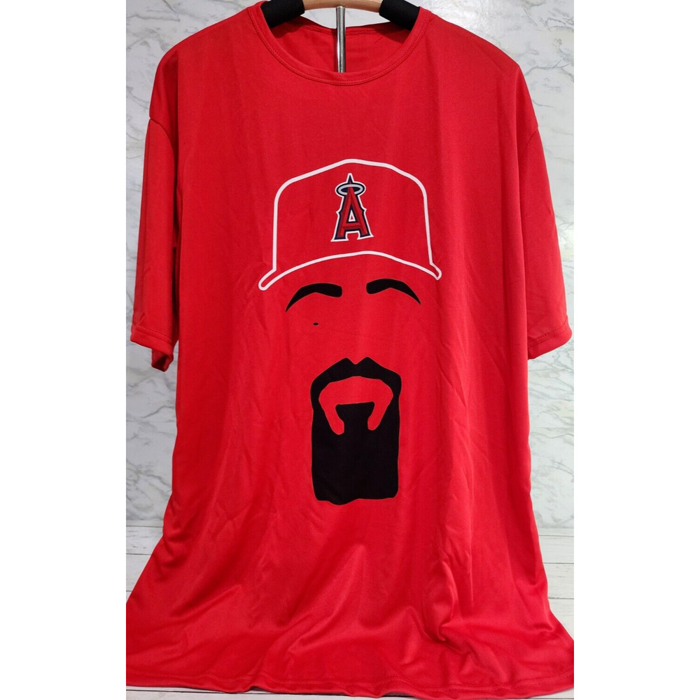 Anthony Rendon Anaheim Angels Red w/White Lettering T-Shirt Lightweight Men's XL